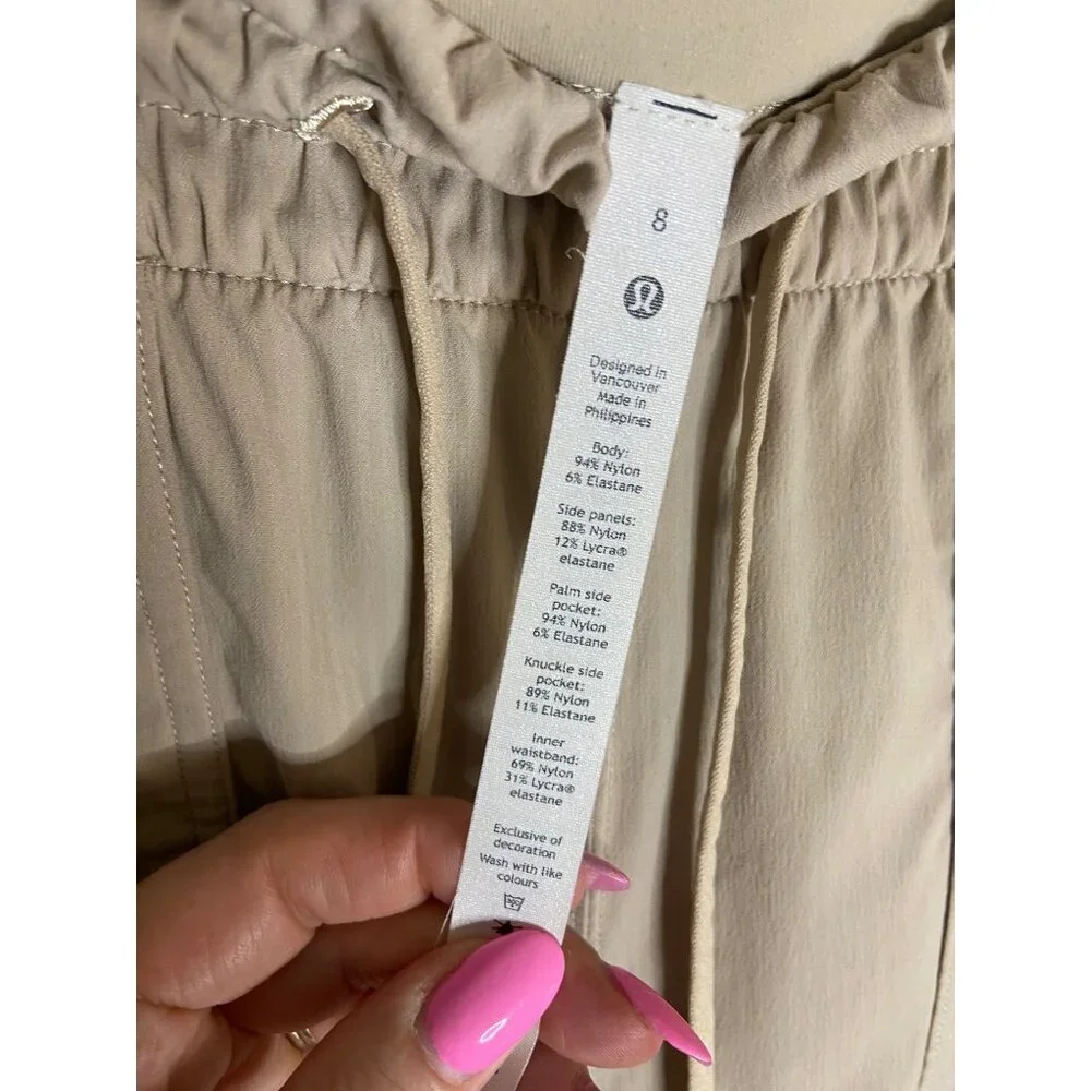 Lululemon Beyond the Studio Jogger Neutral-sz 8